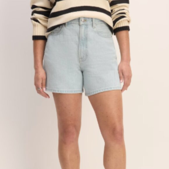 Everlane - A-Line Denim Short - light blue - size 27 - Picture 1 of 6